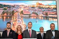 Vedení Prahy se plácá po ramenou: Pražská koalice Spolu, Piráti a STAN funguje bez problémů, řekli její zástupci