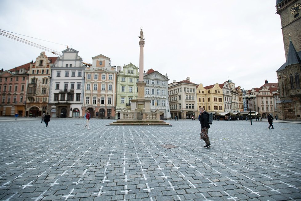 Staroměstské náměstí (23. března 2021).