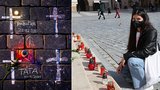 Muzikant Petr se zabil kvůli opatřením, měl dvě děti! Valentina (19) mu zapálila svíčku na Staromáku