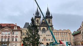 Staroměstské náměstí, 10. ledna 2022.