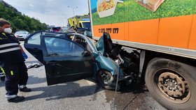 Tragická nehoda na Štěrboholské radiále. (9. června 2021)
