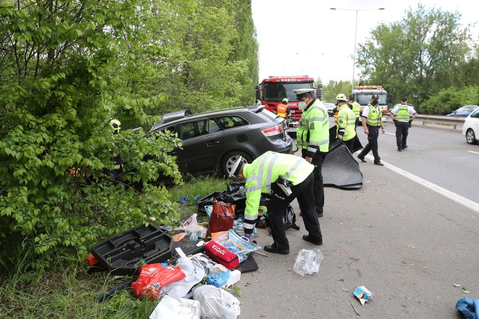 Havárie na Strakonické (20. května 2021)