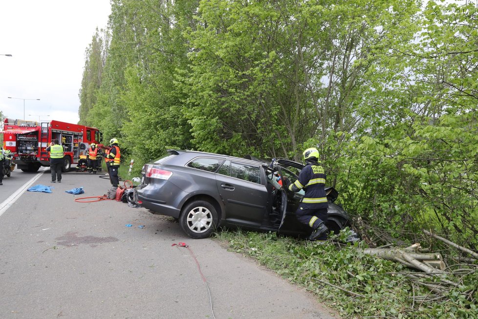 Havárie na Strakonické (20. května 2021)