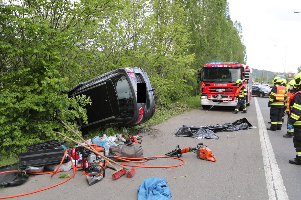 Havárie na Strakonické (20. května 2021)