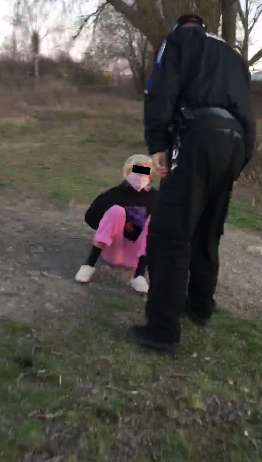 Dívka dostala u rybníka v Řepích od strážníka facku.