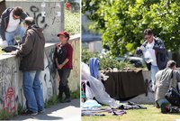 Drama v Praze: Hádka mezi bezdomovci skončila střelbou!