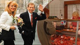 Václav Havel si Dagmar vzal v malé úřednické kanceláři na Žižkově. Netradiční svatební obřad se konal také v pražském řeznictví.