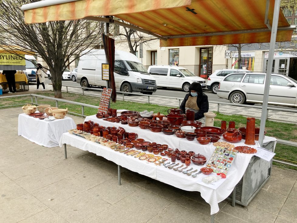 Znovuotevření trhů na Tylově náměstí. (12. 4. 2021)