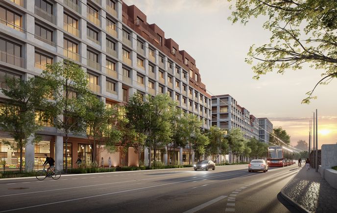 Jeden z českých projektů, Vltava Meadows na pražském Smíchově Jeden z českých projektů, Vltava Meadows na pražském Smíchově