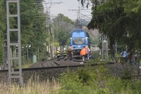 V Praze srazil vlak člověka: Chodec nehodu nepřežil