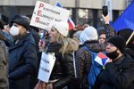 Na Václavském náměstí v Praze se konala 31. 1. 2021 demonstrace v rámci akce "Jsme lidi, nás nevypnete". Přišly stovky lidí.