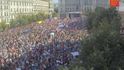 Protivládní demonstrace na Václavském náměstí. (3. září 2022) Protivládní demonstrace na Václavském náměstí. (3. září 2022)