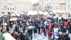 Vánoční trhy na Staroměstském náměstí, 2. prosince 2023.
