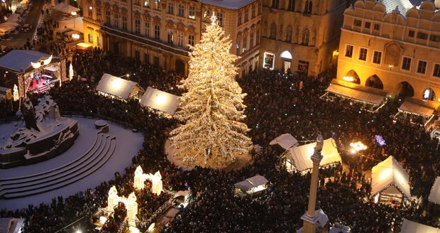 Vánoční trhy na Staroměstském náměstí, 2. prosince 2023.