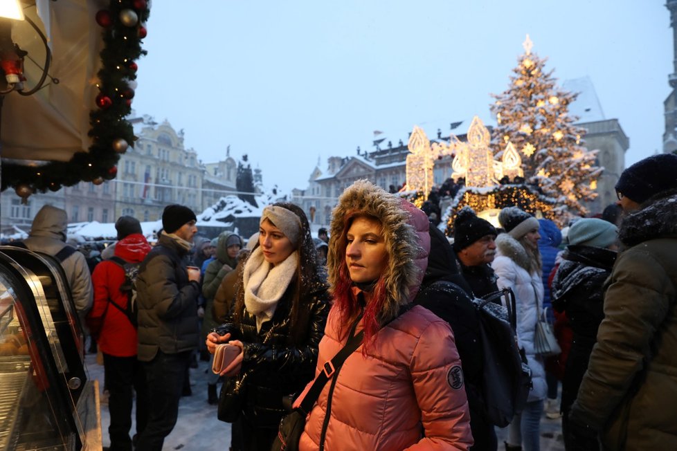 Vánoční trhy na Staroměstském náměstí, 2. prosince 2023
