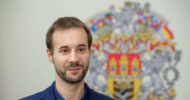 Prague Councilor for Education Vít Šimral (Pirates).  (November 26, 2021)