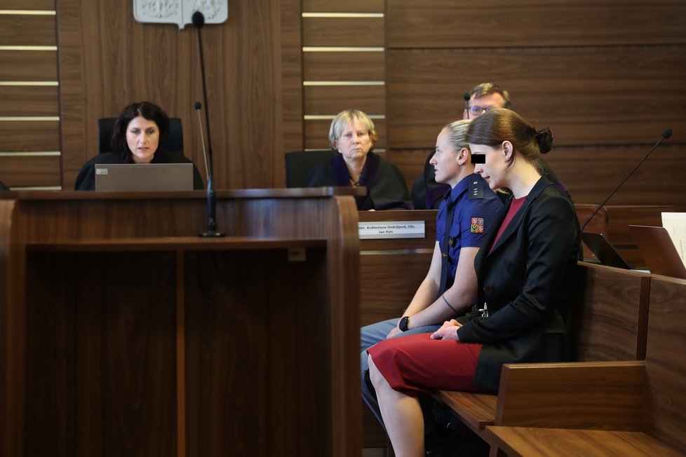 Magdalena Š. u soudu. (4. května 2023)