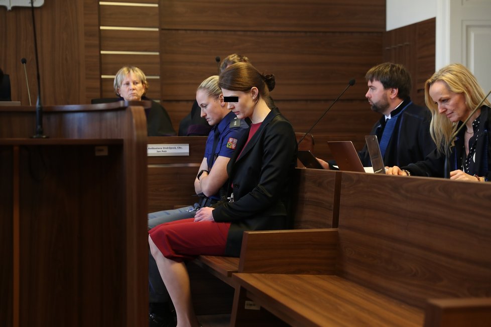 Magdalena Š. u soudu (4. května 2023)