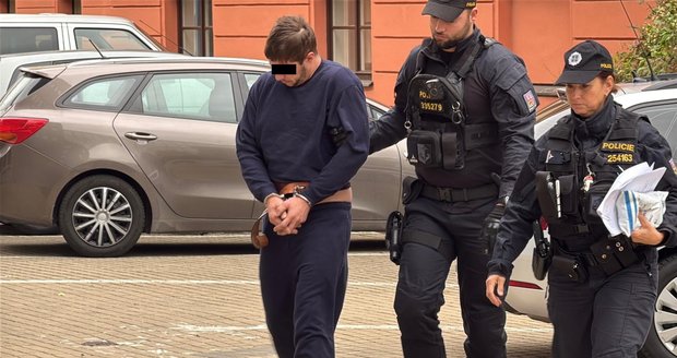 Muže podezřelého z vraždy seniorky přivádějí k vazebnímu jednání. (14. listopadu 2024) Muže podezřelého z vraždy seniorky přivádějí k vazebnímu jednání. (14. listopadu 2024)