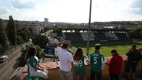 Stadion Bohemians 1905 v pražských Vršovicích.