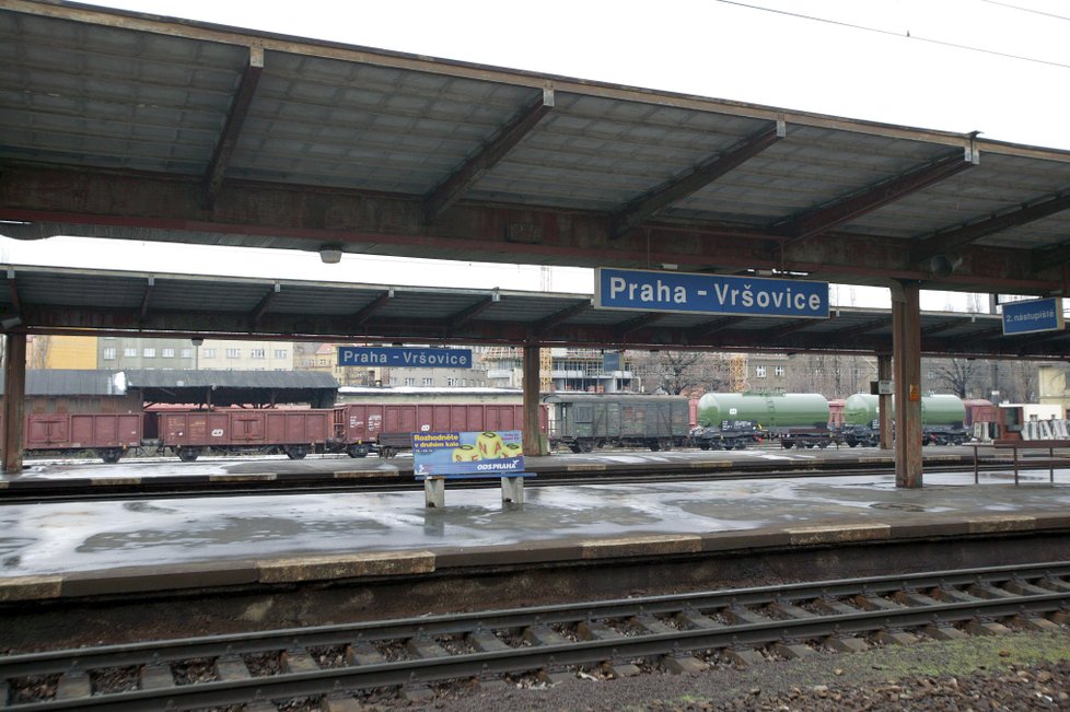 Nová stavba železničního koridoru mezi Hostivaří a Vršovicemi.