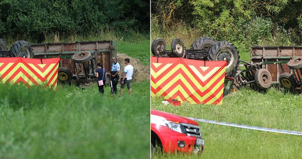 Traktor se skutálel z kopce: Uvnitř zemřel chlapec (†16)! 