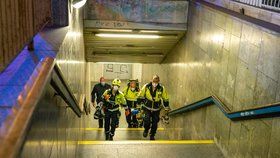 Osobu v tunelu mezi Vyšehradem a Pražského povstání srazilo metro.