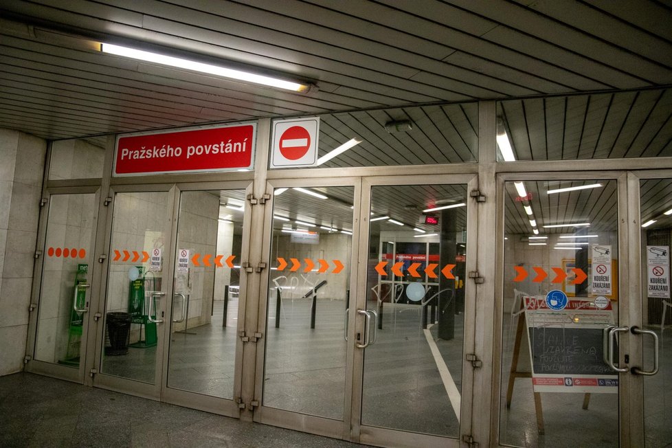 Pražské metro.