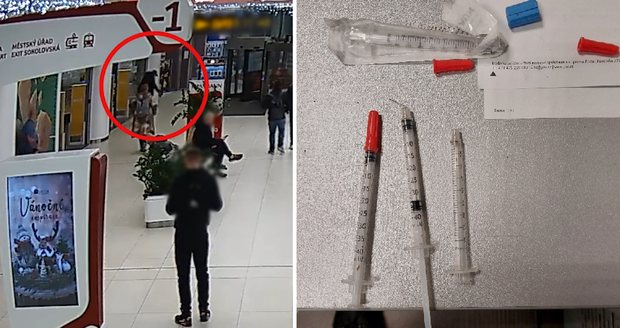 Zloděj nakažený žloutenkou C bodl pracovníka ostrahy injekční stříkačkou.