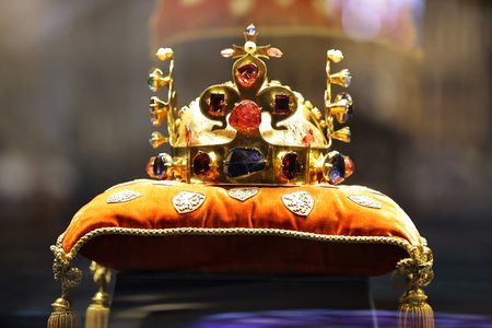Výstava korunovačních klenotů v chrámu sv. Víta (17. ledna 2023)