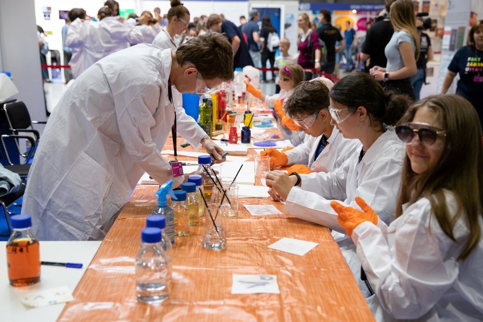 Loňský Vědecký veletrh na výstavišti v Letňanech. (3. června 2022)