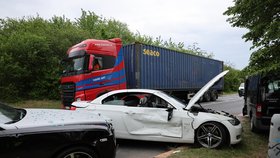 Nehoda ve Výstavní ulici na Opatově. (6. května 2024)