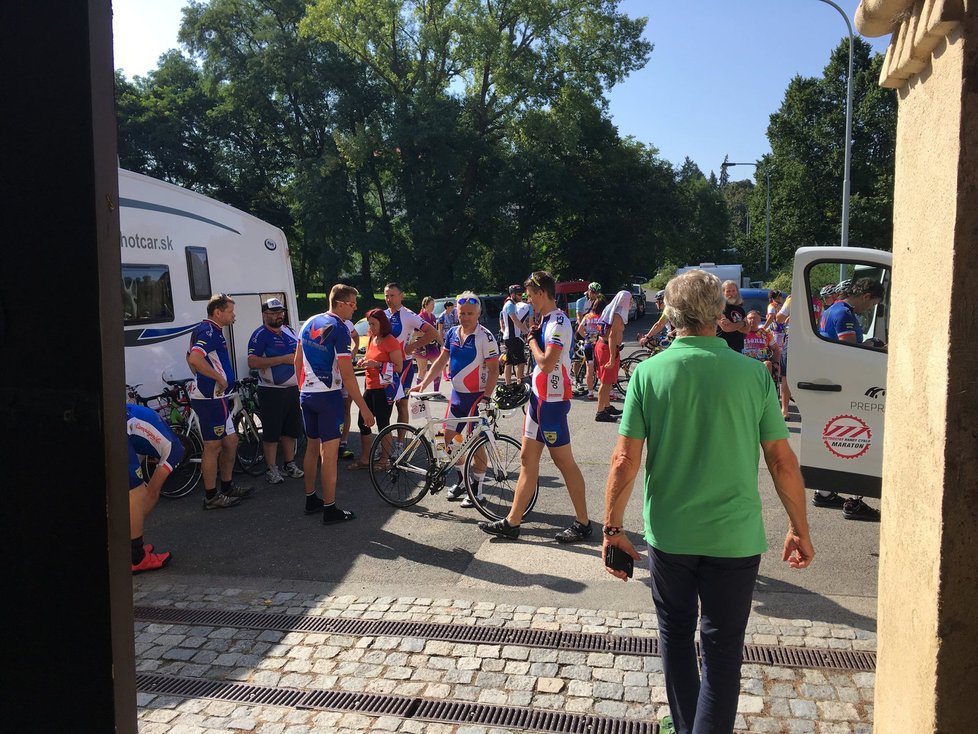 Metrostav handy cyklo maraton začal v Praze na Břevnově.