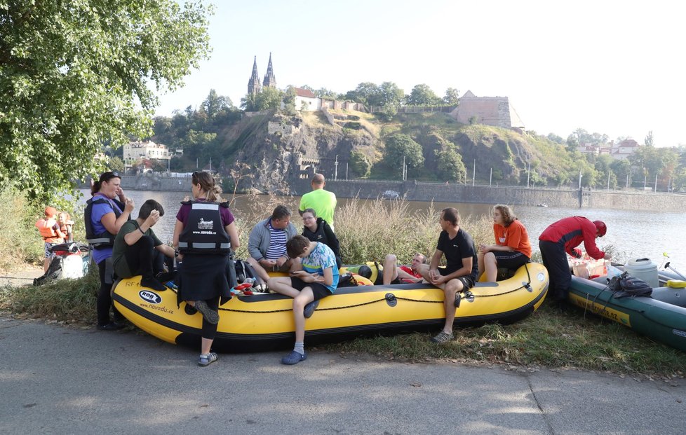 Závod Napříč Prahou - přes tři jezy. (28. září 2021)