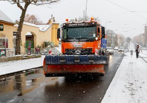 Zimní počasí v Praze. (26. listopadu 2023)
