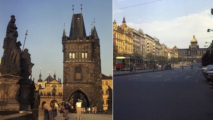 Praha 1, Karlův most a Václavské náměstí