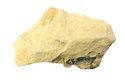 Malý kus horniny obsahující zkamenělinu lebky asteriornise - kachny z éry dinosaurů