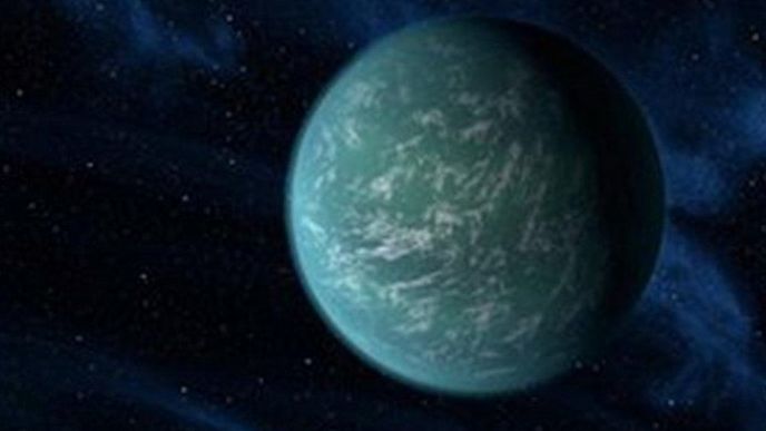 Pravděpodobná podoba planety Kepler 22-b