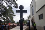 Vyhrocenou situaci před kostelem sv. Václava v Brně řešili věřící i policie i koncem srpna.