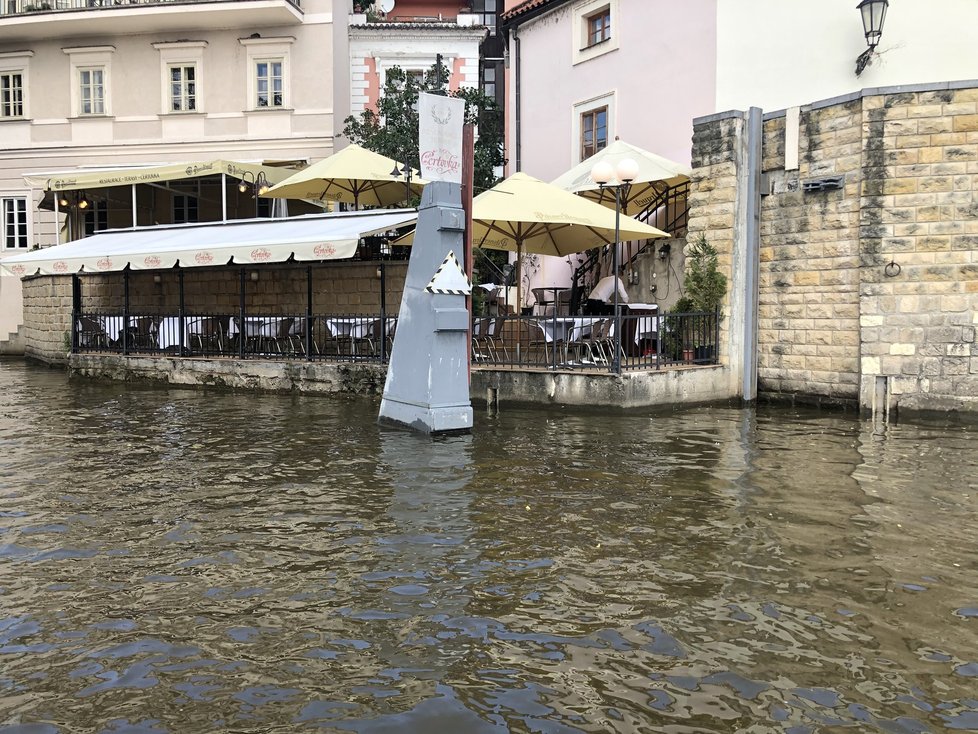 Protipovodňová opatření, která mají čertovku a kmpu ochránit od povodně