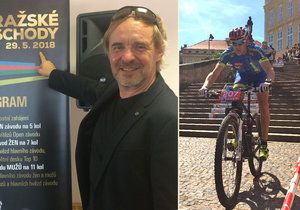 Roman Čermák stál u zrodu idey cyklistického závodu horských kol Pražské schody v roce 1994. Zůstává jí věrný dodnes.