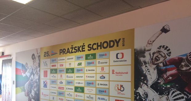 Tisková konference k závodu Pražské schody