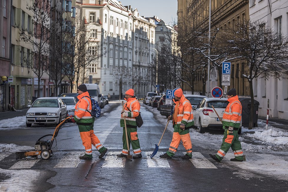 Fotografie Pražských služeb vznikla začátkem roku 2019.