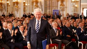 Bill Clinton na bezpečnostní konferenci na Hradě (12.3.2024).