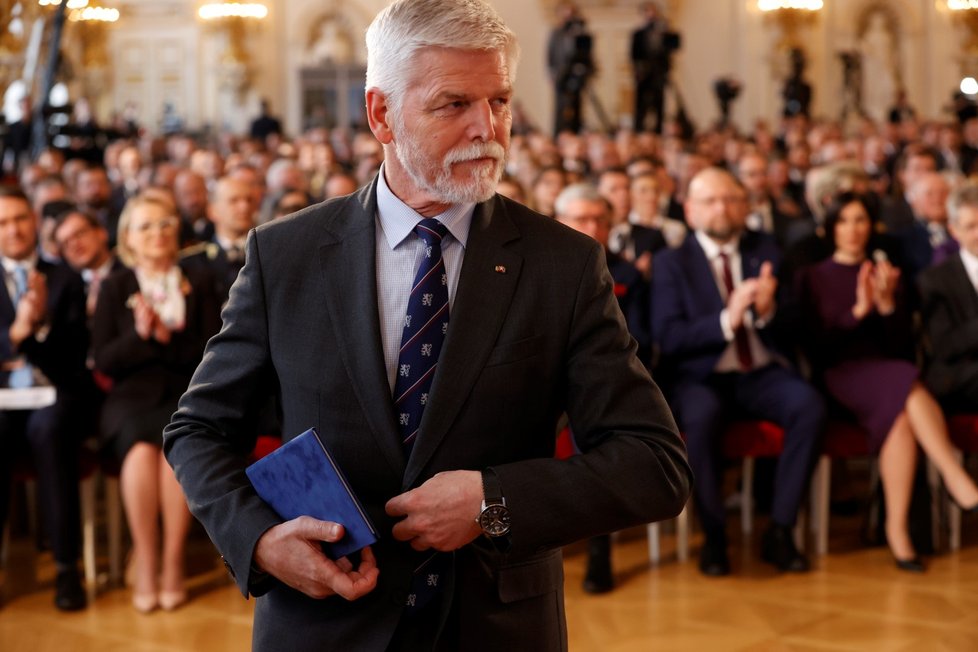 Petr Pavel na bezpečnostní konferenci na Hradě (12.3.2024).