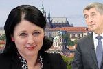 Šéf hnutí ANO Andrej Babiš by v boji o Pražský hrad rád viděl „svou“ eurokomisařku Věru Jourovou.