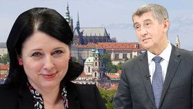 Šéf hnutí ANO Andrej Babiš by v boji o Pražský hrad rád viděl „svou“ eurokomisařku Věru Jourovou.