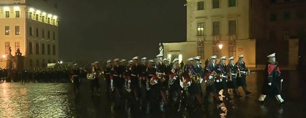 Slavnostní akt před Pražským hradem k příležitosti konce mandátu Miloše Zemana (9.3.2023)