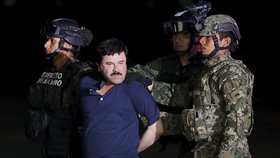 Mexický narkobaron Joaquín Guzmán alias Prcek
