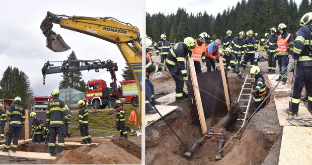 Dramatická záchrana koně skončila tragicky: Zvíře zemřelo v jámě zavalené hlínou!